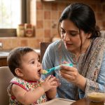 ⁦Chicco Baby's First Spoon Mix & Match 8m+ Teal⁩ - الصورة ⁦4⁩