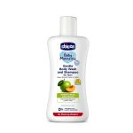 Chicco Baby Moments Gentle Body Wash and Shampoo - Green Apple and Peach 200ml