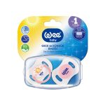 Wee Baby Day & Night Soother no.1 / 0-6m Glow in the Dark - Pink