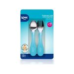 Wee Baby Stainless Steel Fork & Spoon Set - Image 2