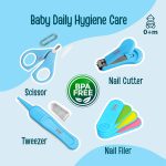 LuvLap Baby Nail Groming Set - Blue - Image 2