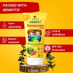 ⁦Kidbest Sunscreen SPF 30 Watermelon with Alo Vera - 100ml⁩ - الصورة ⁦3⁩