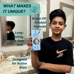 ⁦Kidbest Hair Gel w/ Organic Argan Oil - 50ml⁩ - الصورة ⁦4⁩