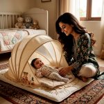 ⁦Kynobaby Classic Foldable Mosquitto Net - Teddy Bear Print⁩ - الصورة ⁦3⁩