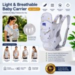 ⁦Kynobaby Carrier net with Head guard - Gray⁩ - الصورة ⁦2⁩