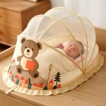 ⁦Kynobaby Classic Foldable Mosquitto Net - Teddy Bear Print⁩ - الصورة ⁦2⁩