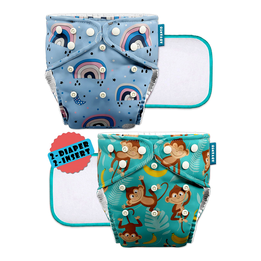10000502703-1 Advanso Cloth Diaper (Nappy) Free Size - Image 1