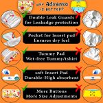 Advanso Cloth Diaper (Nappy) Free Size - Image 6