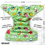 Advanso Cloth Diaper (Nappy) Free Size - Image 9