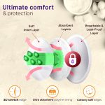 Zikku Nursing Pads Washable Breast Pads - Pack Of 6 - Image 3