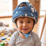 KYB Soft Protective Toddler Breathable Learning-to-walk Hat - Blue - Image 2