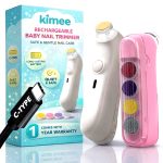 Kimee Rechargable Baby Nail Trimmer - Perfect for Newborns & Infants