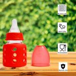 The little lookers Glass Feeding Bottle 60ml - 0m+ - Image 2