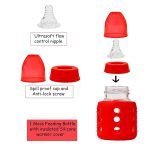 The little lookers Glass Feeding Bottle 60ml - 0m+ - Image 3