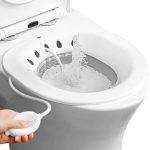 Suicune Foldable V Steam Seat Sitz Bath with Pump - Gray