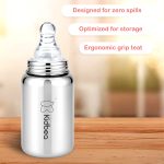Kidbea Stainless Steel Feeding Bottle - 150ml - Image 2