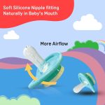 ⁦Pigeon Mini Light Pacifier Size M 6m+ 1 pc - Green⁩ - الصورة ⁦4⁩