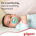 Pigeon Mini Light Pacifier Size M 6+m 2pcs - Pink&Green - Image 2