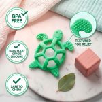 Chic Buddy Turtle Teether Gentle Relief for Tiny Gums 3+ - Image 6