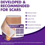 DFK Silicone Scar Sheets Roll for Surgical, Keloid, Acne, Burn & C-Section Scars (1.6" × 79" / 2M) - Image 4