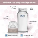 Chicco Well Being Feeding Bottle BPA Free - 240ml - Image 4