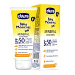 Chicco Baby Moments Sun Mineral Sun screen Spf50 pa+++ - 75g