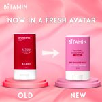 Bitamin Teens Strawberry Natural Deodorant - 15g - Image 5