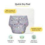 Basic Super Bottom Leak Protection Baby Reusable Diaper - Free Size - Image 8
