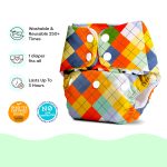 Basic Super Bottom Leak Protection Baby Reusable Diaper - Free Size - Image 6