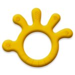 Infantso Silicone Teether Yellow - Gentle Relief for Tiny Gums