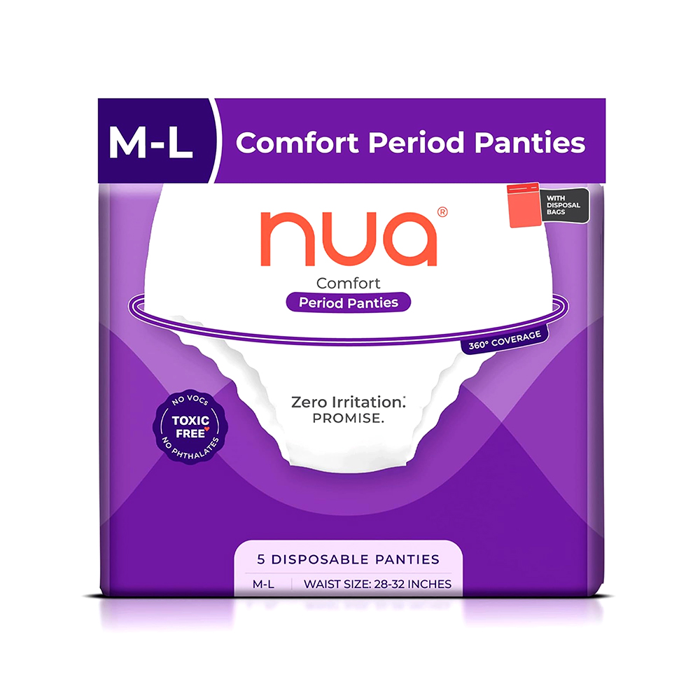 8906120040969-1 Nua Comfort Period Panties M-L - 5 panties - Image 1