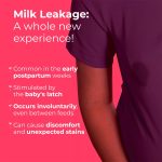 ⁦Nua Disposable Nursing Breast Pads - Pack of 18 - Soft,Leakproof & Breathable⁩ - الصورة ⁦5⁩
