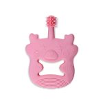Infantso  Bear Silicone Teether 4m+ Gentle Relief for Tiny Gums