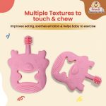 Infantso  Bear Silicone Teether 4m+ Gentle Relief for Tiny Gums - Image 2