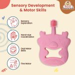 Infantso  Bear Silicone Teether 4m+ Gentle Relief for Tiny Gums - Image 3