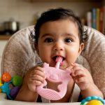Infantso  Bear Silicone Teether 4m+ Gentle Relief for Tiny Gums - Image 5
