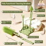 Infantso Robust Bear Portable Bottle Cleaning Set - Green - Image 2