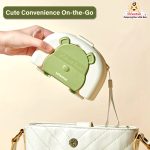 Infantso Robust Bear Portable Bottle Cleaning Set - Green - Image 3