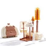 Infantso Robust Bear Portable Bottle Cleaning Set - Brown