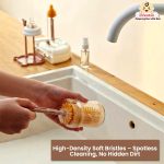 Infantso Robust Bear Portable Bottle Cleaning Set - Brown - Image 3