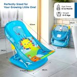 Mee Mee Anti Skid Compack Baby Bather - Blue - Image 2