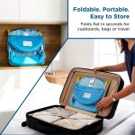 Mee Mee Anti Skid Compack Baby Bather - Blue - Image 3