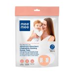 Mee Mee Stay Dry Advance Absorbent Disposable Nursing Breast Pads (24Pads)