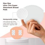 ⁦Mee Mee Stay Dry Advance Absorbent Disposable Nursing Breast Pads (24Pads)⁩ - الصورة ⁦3⁩