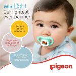 Pigeon Mini Light Soother - S - 0m+ - Baby Green - Image 3