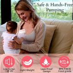 Misk Wearable Breast Pump Smart Digital Screen - 210ML - Image 4