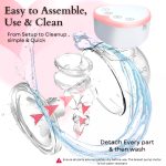 Misk Wearable Breast Pump Smart Digital Screen - 210ML - Image 3