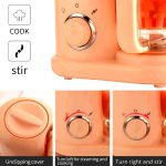 KYB Multifunctional Steaming & Blending Grinding Machine - Cherry Pink - Image 6