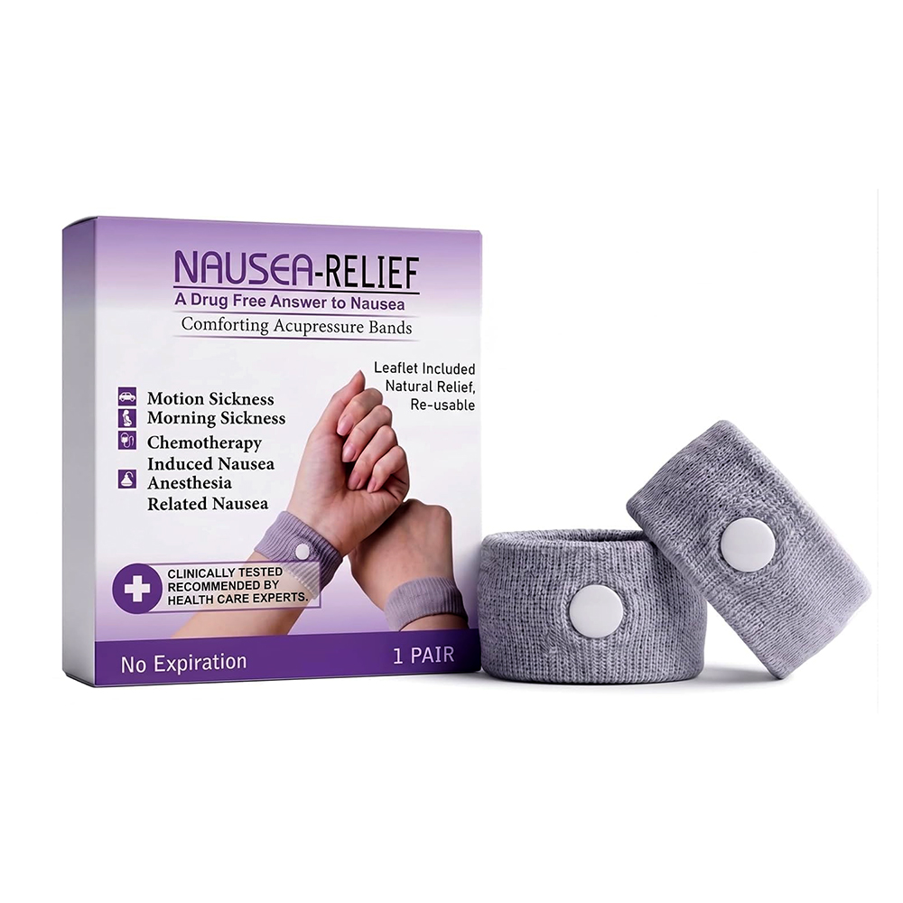 10000502761-1 Nausia Relief Acupressure Motion Sickness Bands – Ideal For Adults, Children, And Frequent Traveler - Image 1