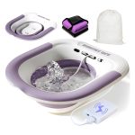 Healthy Life Foldable V Steam Seat Sitz Bath with Pump - Purple
